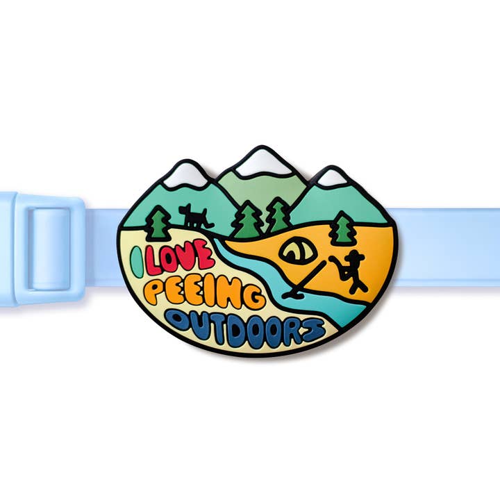 Peeing Outdoors Jiby Dog Charm for wholesale by Jiby Dog Crew