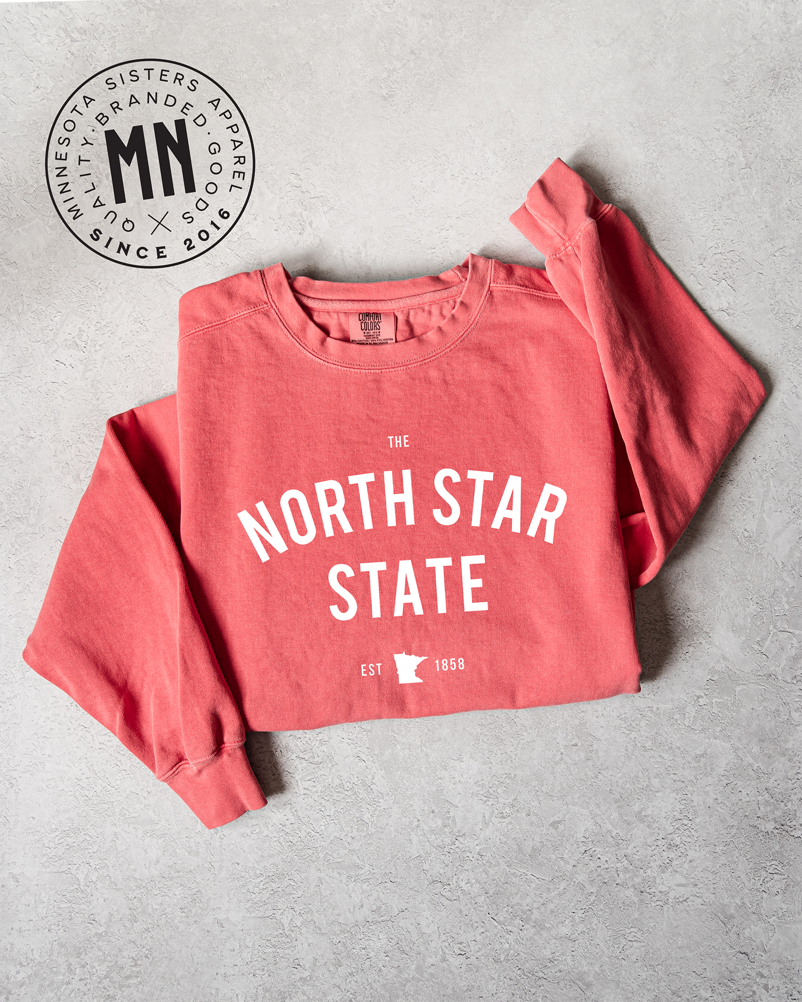 Minnesota Sisters - Wholesale Graphic Sweatshirt - Unisex - The North Star State Crewneck4