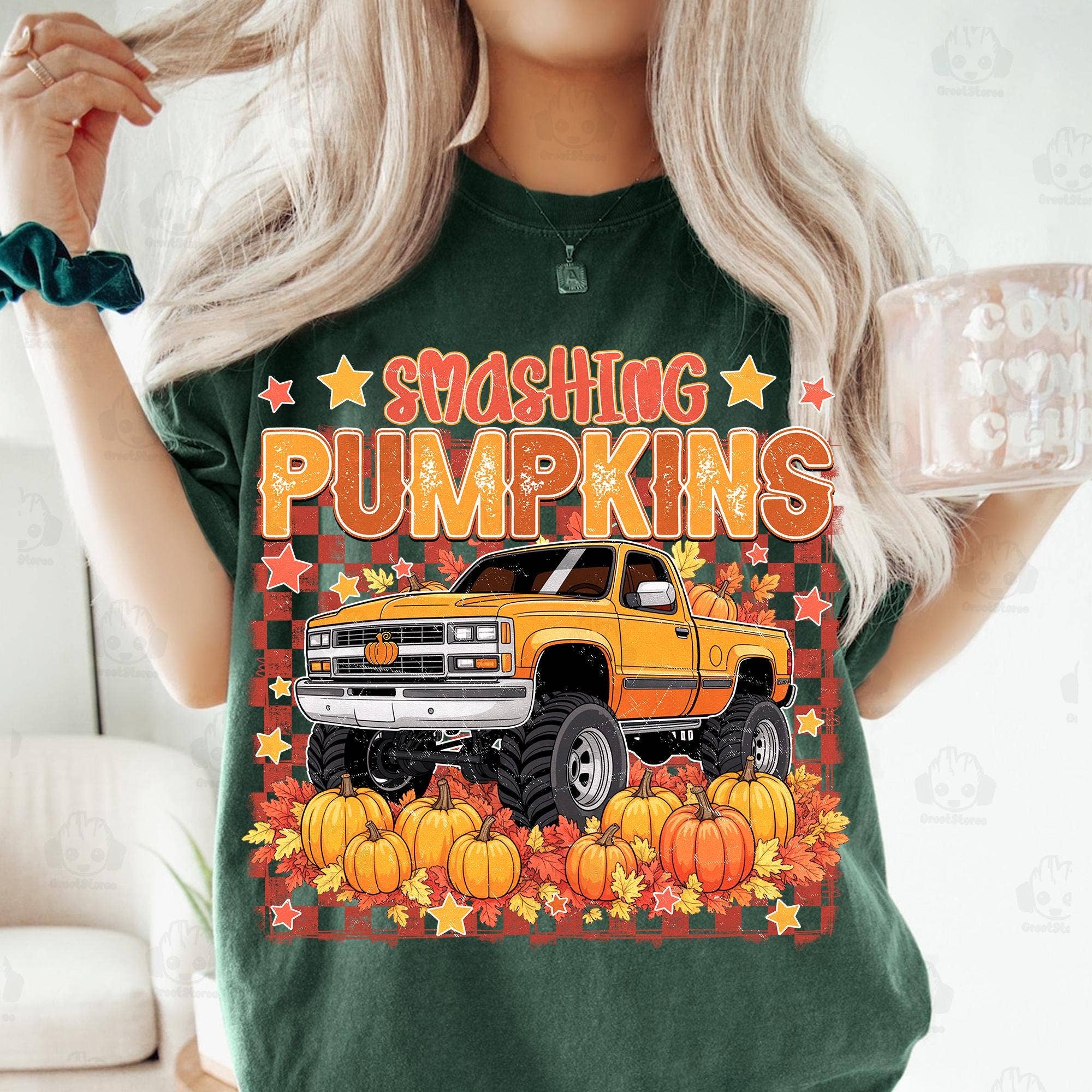 NVC Ecommerce LLC - Wholesale T-Shirt (Graphic) - Unisex - Funny Smashing Pumpkin T-shirt, Halloween Pumpkin Sweatshirt3