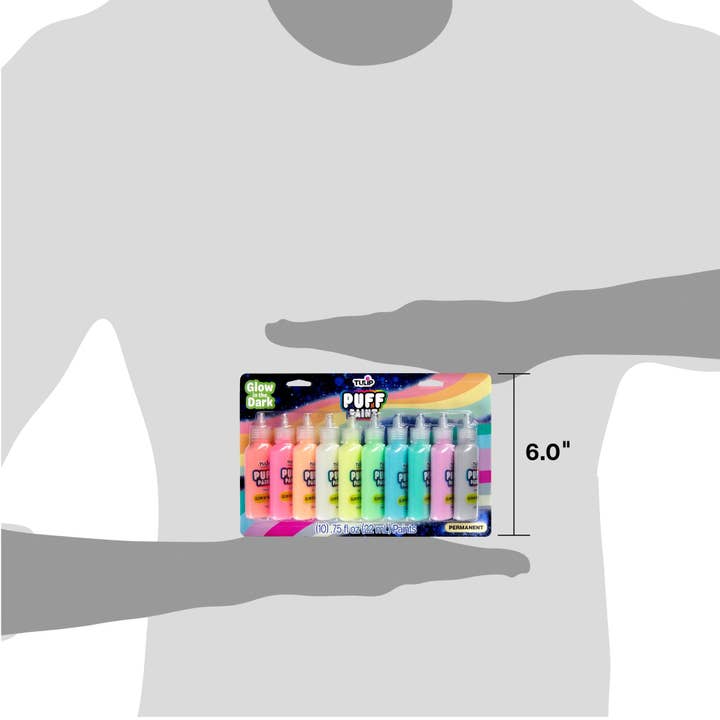 Ilovetocreate - Wholesale Paint Set - Tulip Puff Paint Glow 10 Pack5