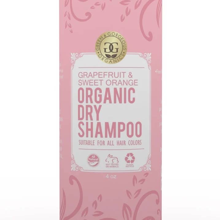 Green and Gorgeous Organics - Wholesale Dry Shampoo - Organic Dry Shampoo Powder Grapefruit and Sweet Orange - 1oz