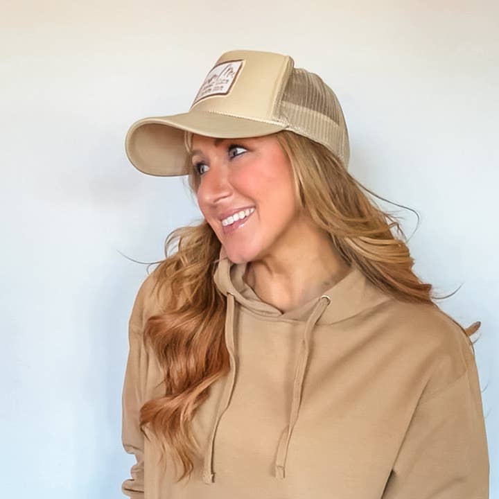 Lil' Grace - Wholesale Trucker Hat - Women's - Excuse Me Embroidery Trucker Hat