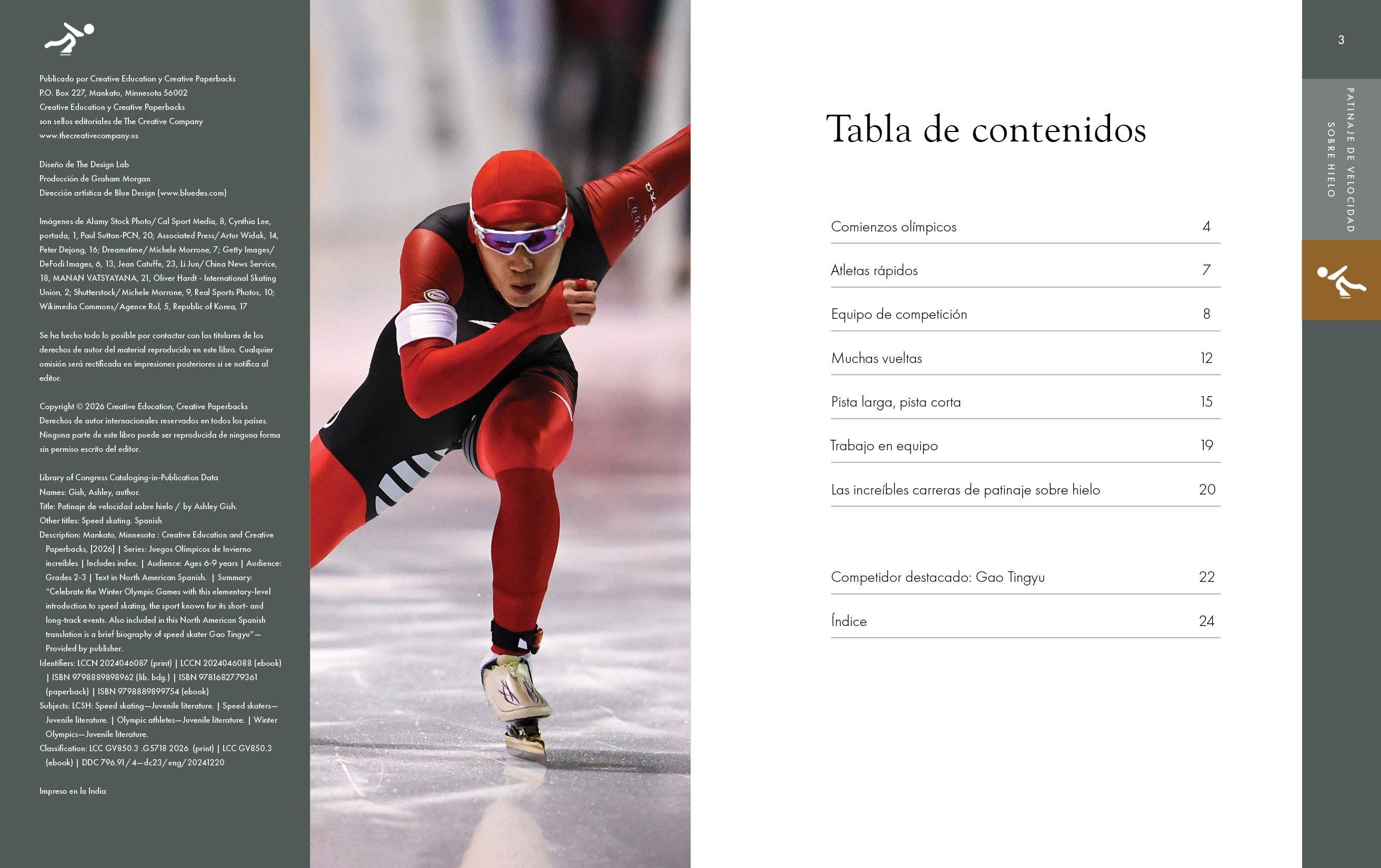 The Creative Company – Engroshandel Bog om sport og fritid – Hurtigløb på skøjter1