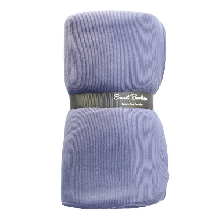 Manta de Nubes para Niños Pequeños en Azul Marino de Canalé para venta al por mayor de Sweet Bamboo