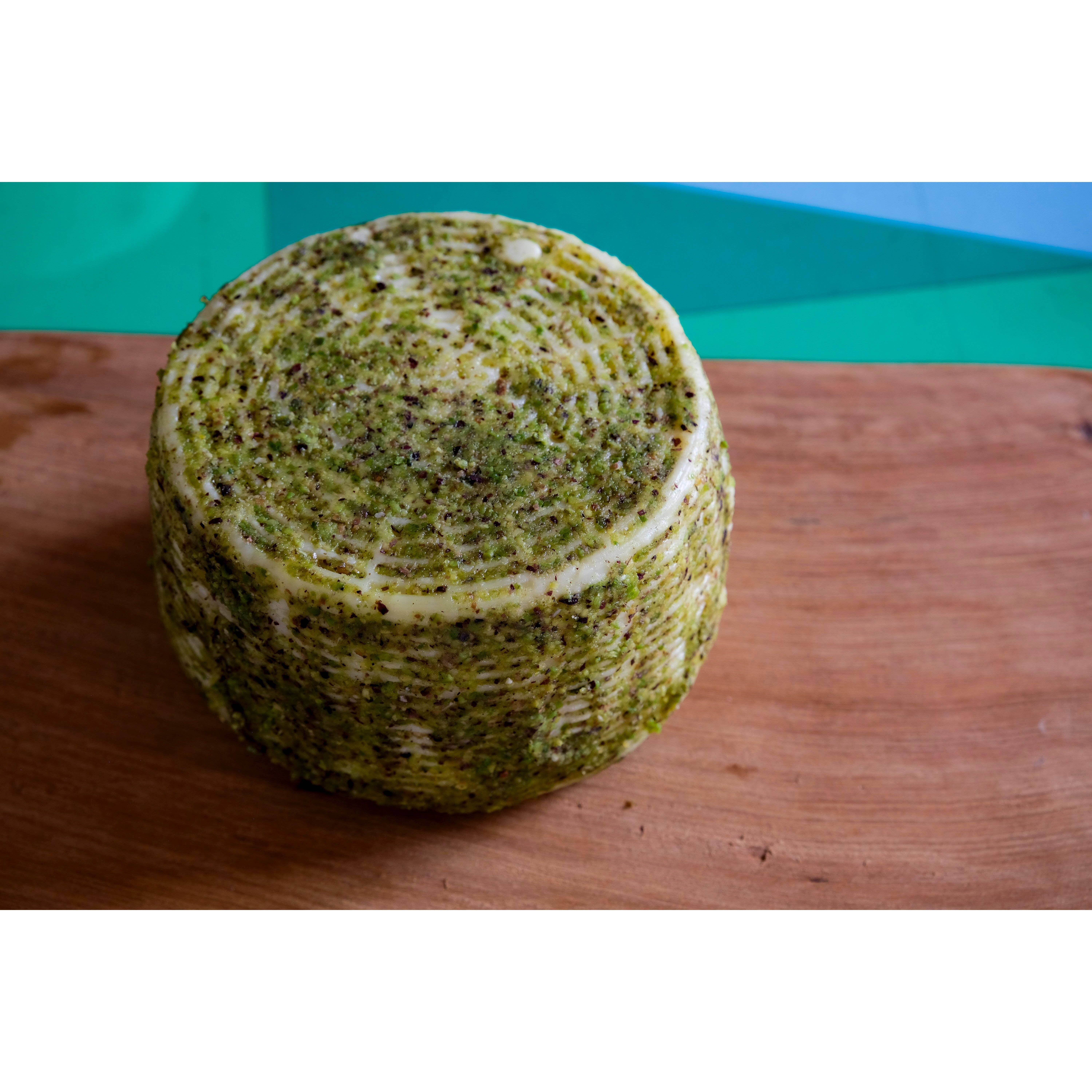 Les Deux Siciles - Wholesale Cheese - Sicilian Pecorino With Pistachio First Ripening1