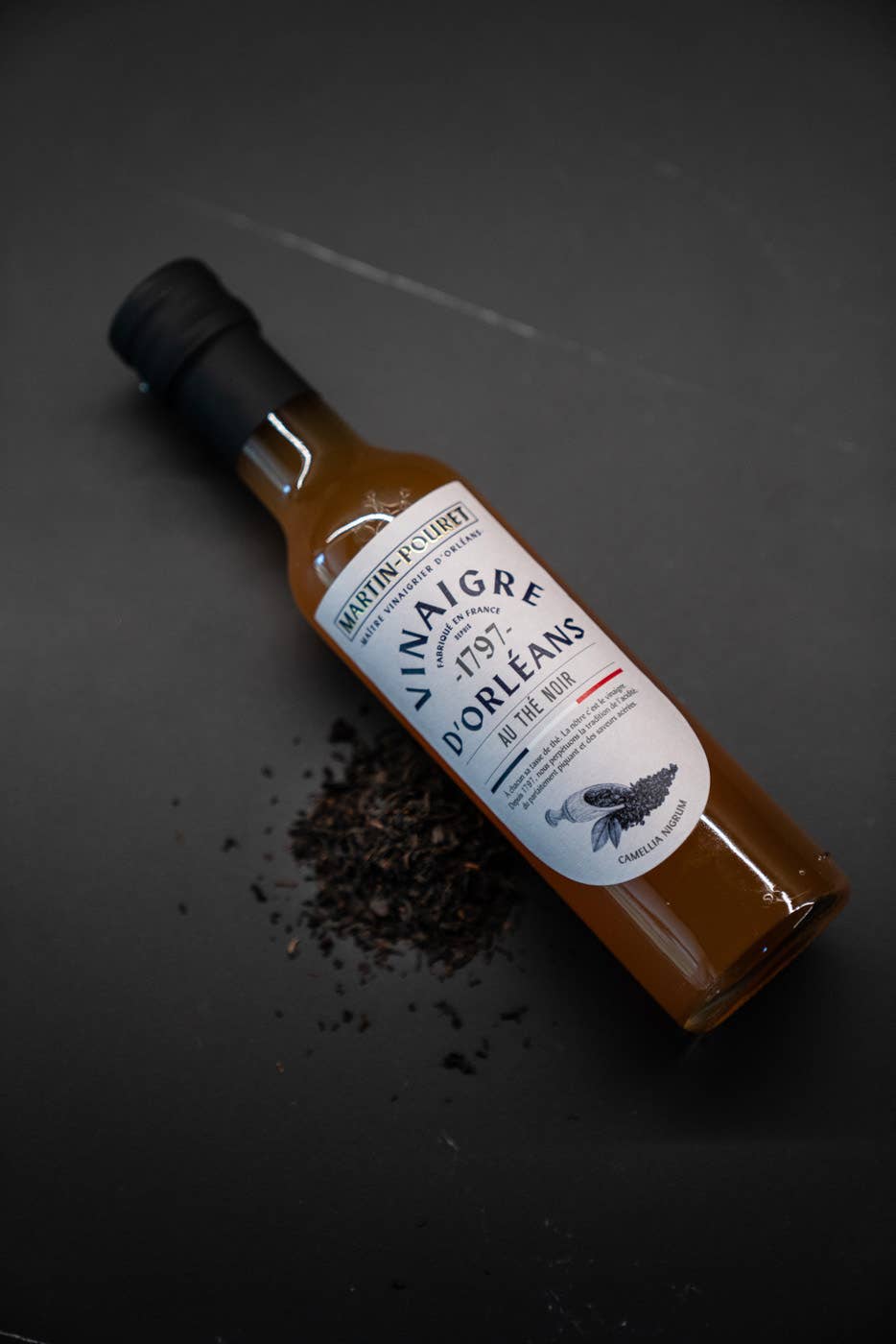 Martin-Pouret - Wholesale Vinegar - Orléans White Wine Vinegar with Black Tea 250ml1