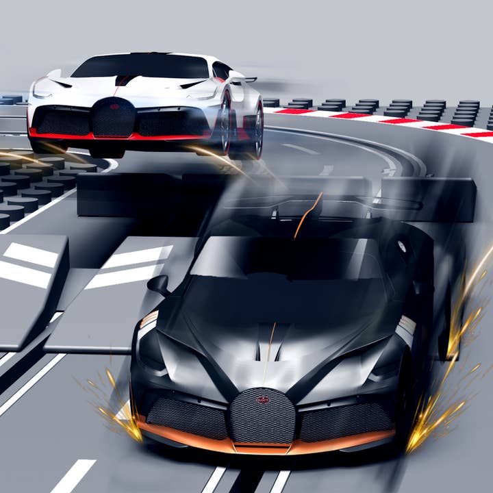 Jupiter Creations - Wholesale Toy Car/Truck - Kids - Turbo City Bugatti Large track w/ Ramps and lap counter4