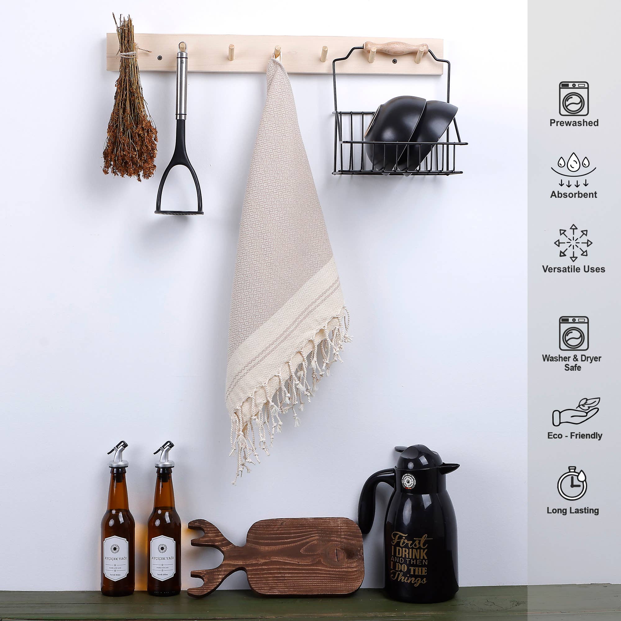 Evelynen Home - Venta al por mayor Toalla de manos - Toallas de mano decorativas turcas para baño y cocina5