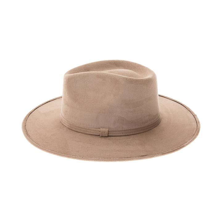 DNMC - Wholesale Fedora - Women's - Stiff Brim Rancher Hat - Premium Vegan Suede - 12+ Colors!19