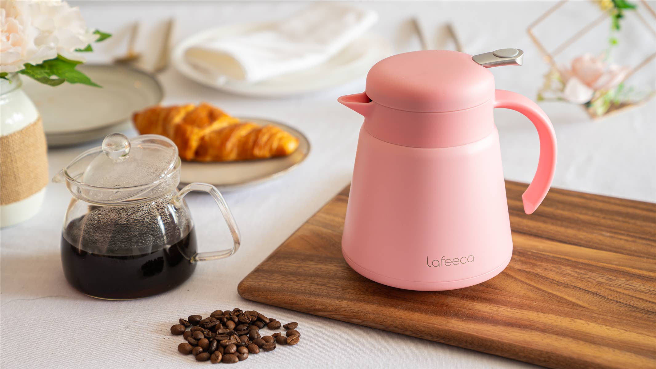 Lafeeca - Wholesale Carafe - Lafeeca Thermal Coffee Carafe Thermos Tea Pot 800ML11