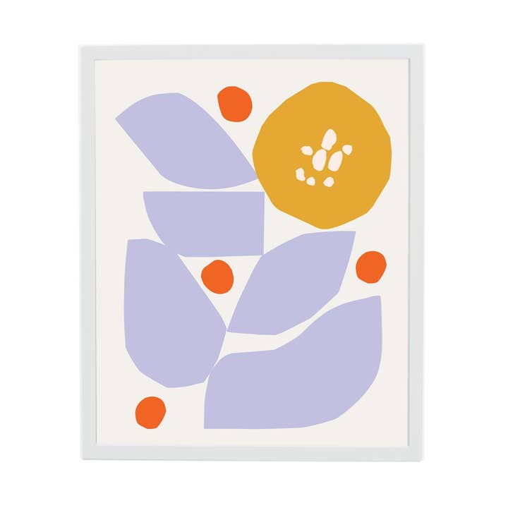 Abstract Floral Art Print for wholesale by Ampersand Design Studio