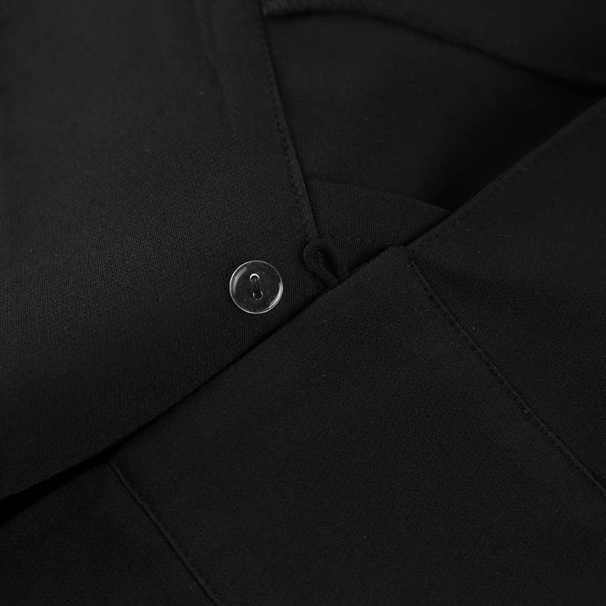 Black V-neck Blazer Dress for wholesale on Faire3