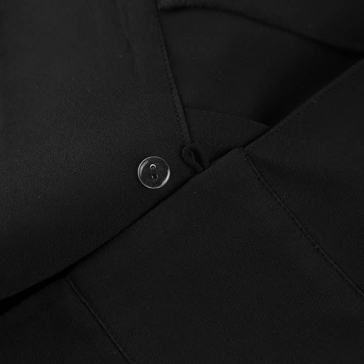 Black V-neck Blazer Dress for wholesale on Faire3