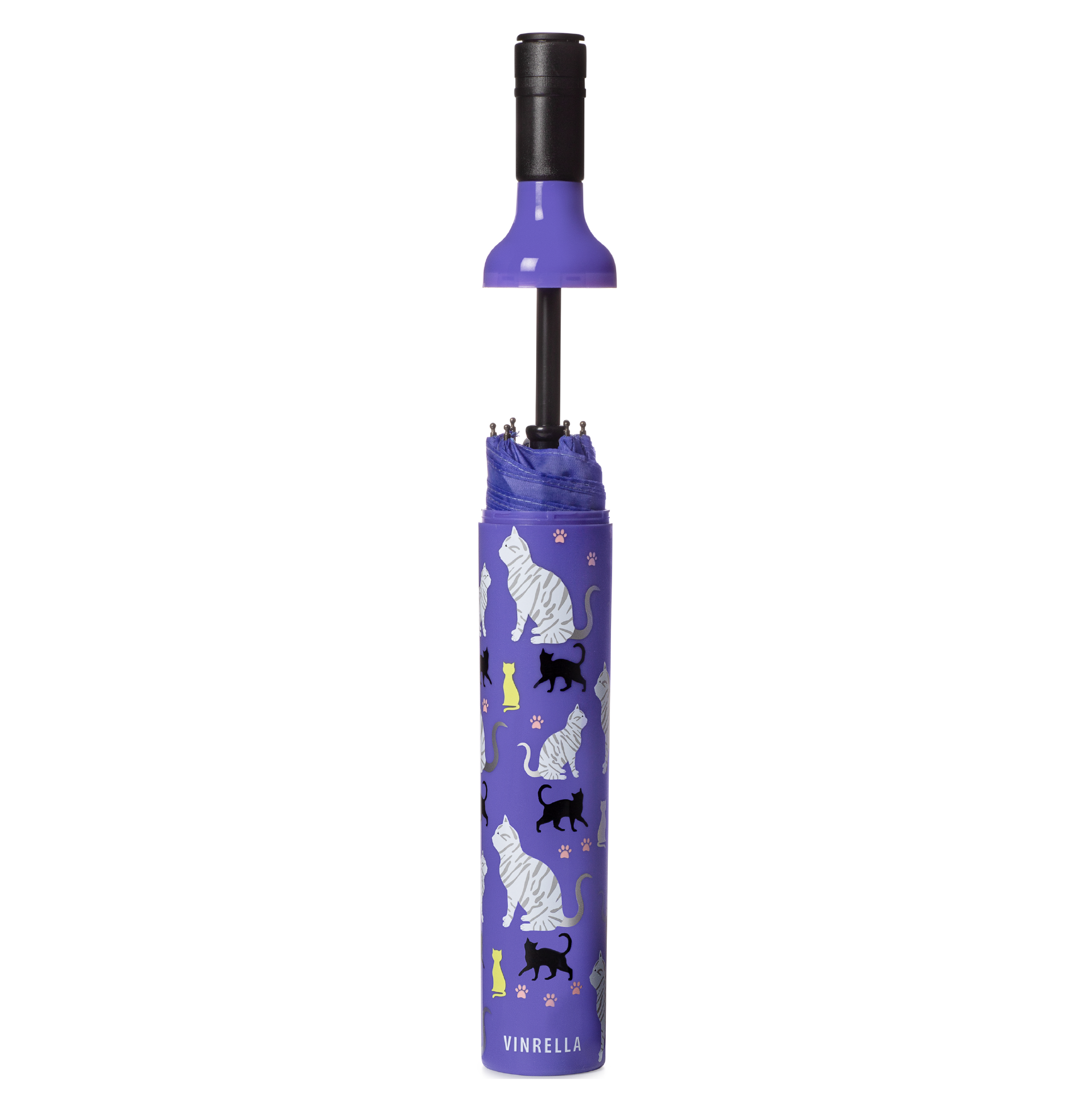 Vinrella - Wholesale Umbrella - Unisex - Purrfection Bottle Umbrella2