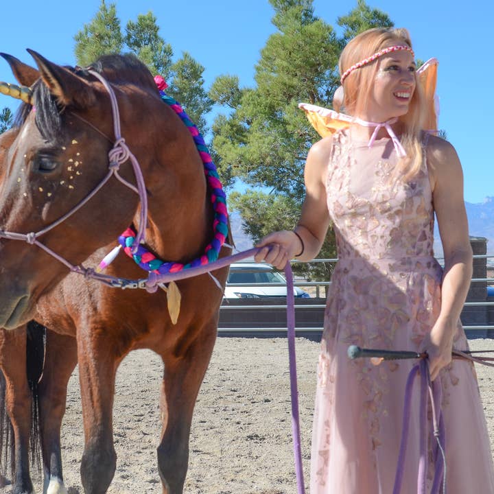 Circus Unicorn Shop - Venta al por mayor Disfraz - Gatos y perros - Cuerno de unicornio para caballo6