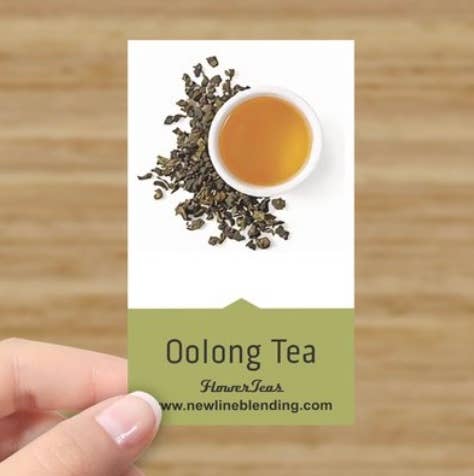 FlowerTeas - Venta al por mayor Bolsitas de té - Tarjetas informativas sobre cómo preparar té a granel o laminadas7