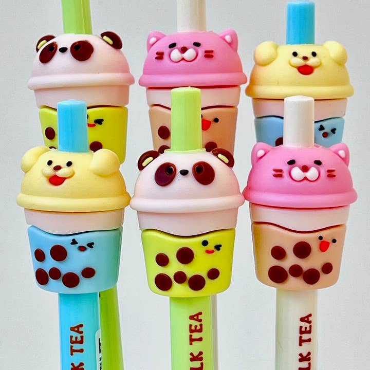 BCmini - Wholesale Pen - 22675 BOBA ANIMALS RETRACTABLE GEL PEN-3629