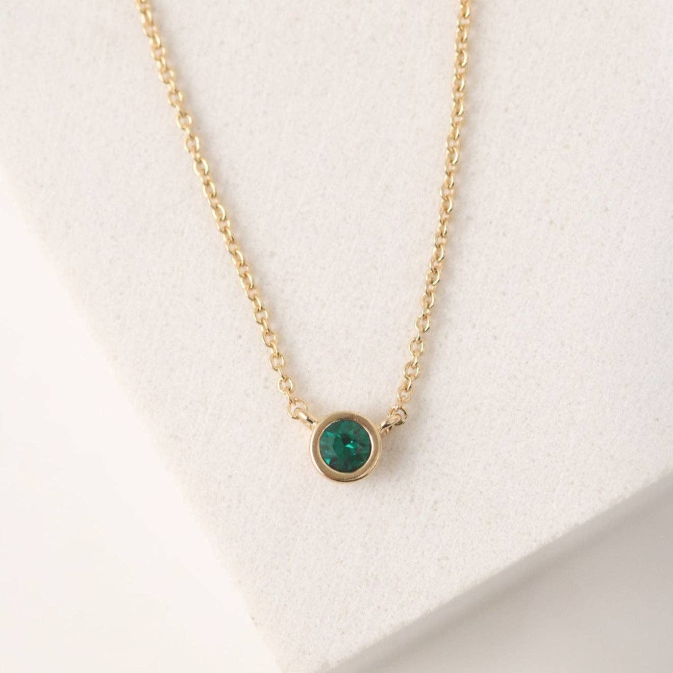 Guld Kan Kalejdoskop Birthstone halskæde for engroshandel på Faire1