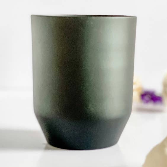 The Gilded Violet Co – wholesale Jar/filled candle – Uplift Black Steel Candle0