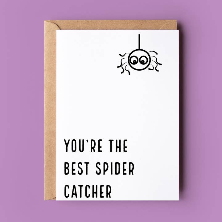 Sei il miglior acchiappa-ragni. per la vendita all'ingrosso da parte di Wonky Cards