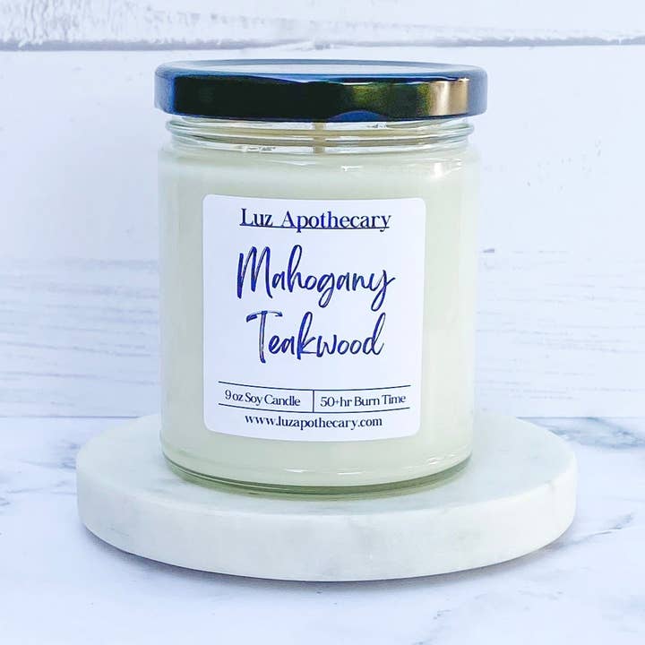 Luz Apothecary - Wholesale Jar/Filled Candle - Mahogany Teakwood0
