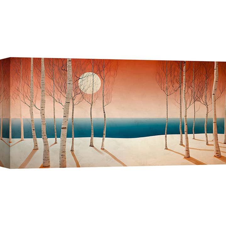 Dukmålning: Sayaka Miko, Månsken över havet för wholesale av Selected Artworks Italia