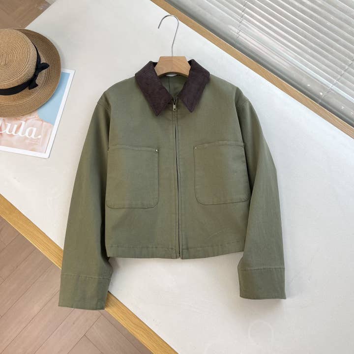 Rosa Clothing - Wholesale Jacket - Women's - Vintage-Inspired Classic barn jacket cropped jacket10