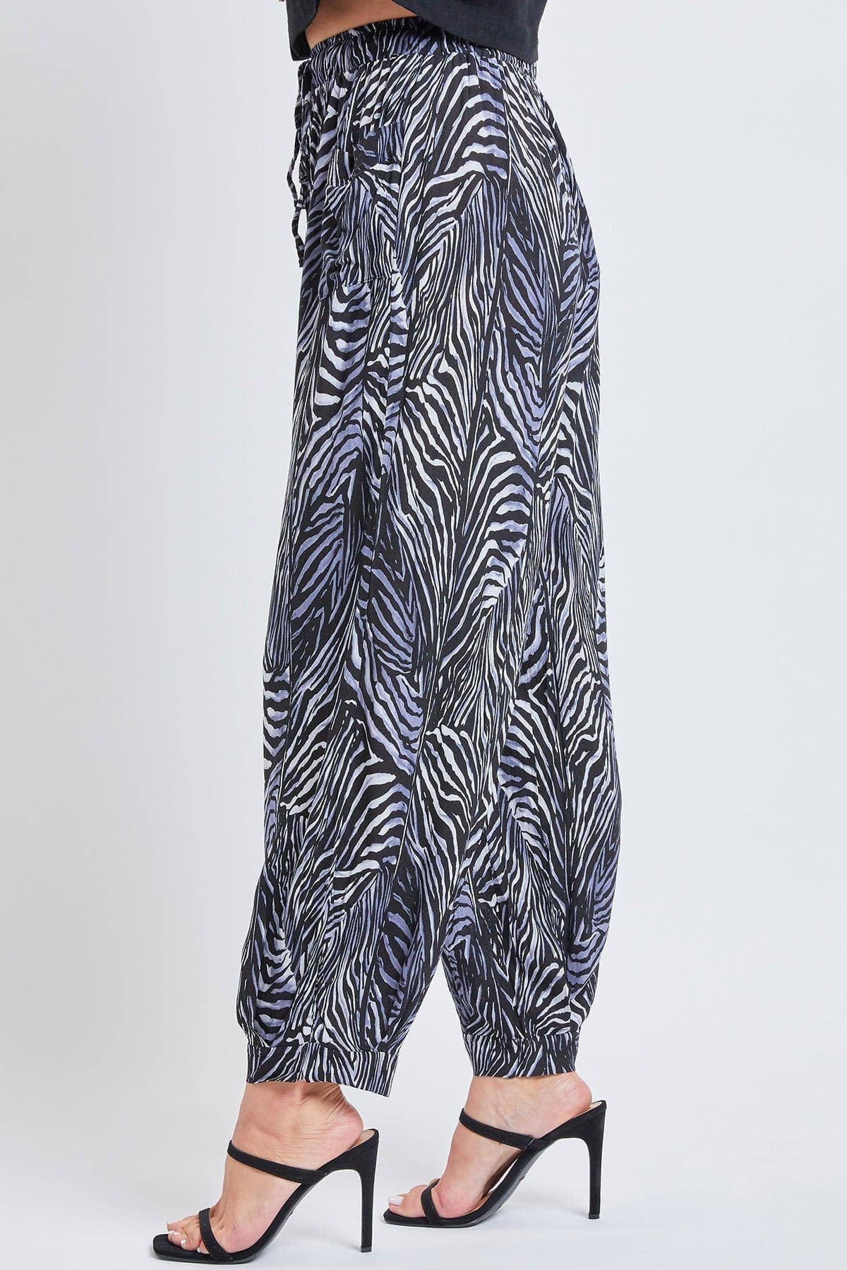 YMI - Wholesale Pants - Women's - Drawstring Wide Jogger Pant With Pleated Hem-WF1209CG18