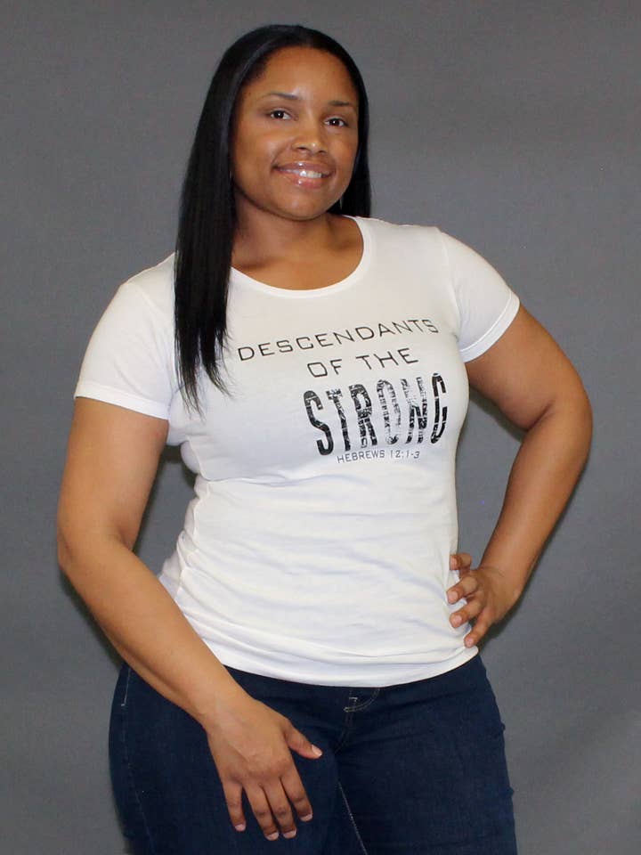 Descendants of The Strong (Lady Tee) for wholesale by TBOC Apparel
