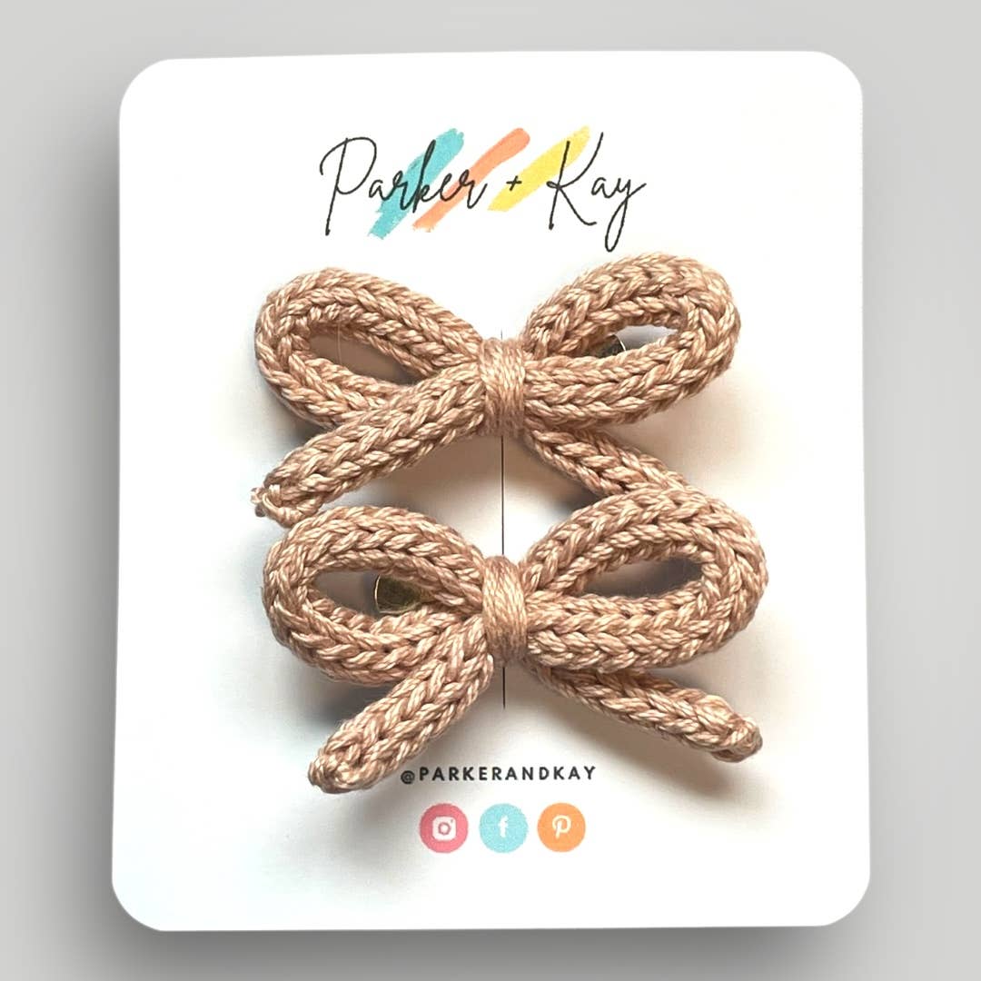 Parker and Kay Collective - Wholesale Hair Bow - Kids - Crocheted Hair Bows6