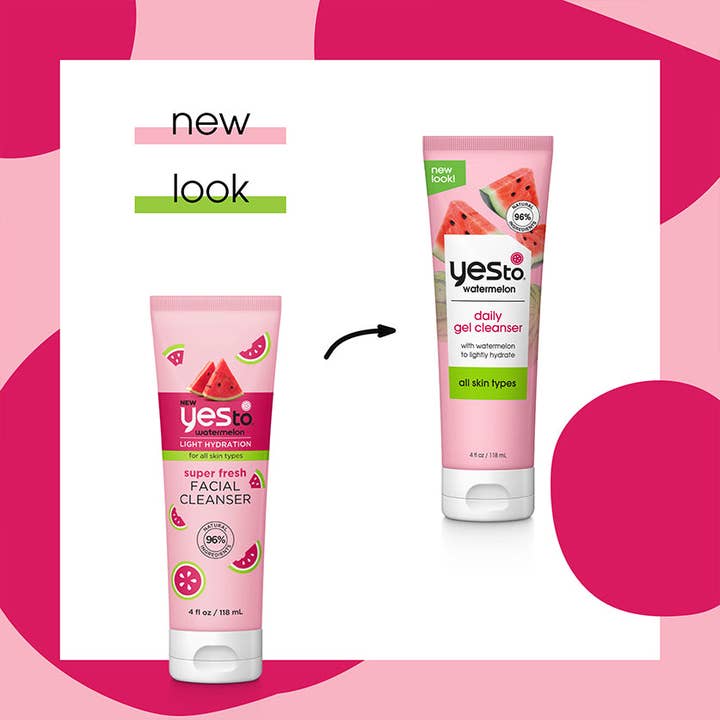 Yes To - Wholesale Facial Cleanser - watermelon daily gel cleanser with watermelon to lightly hydrate all skin types