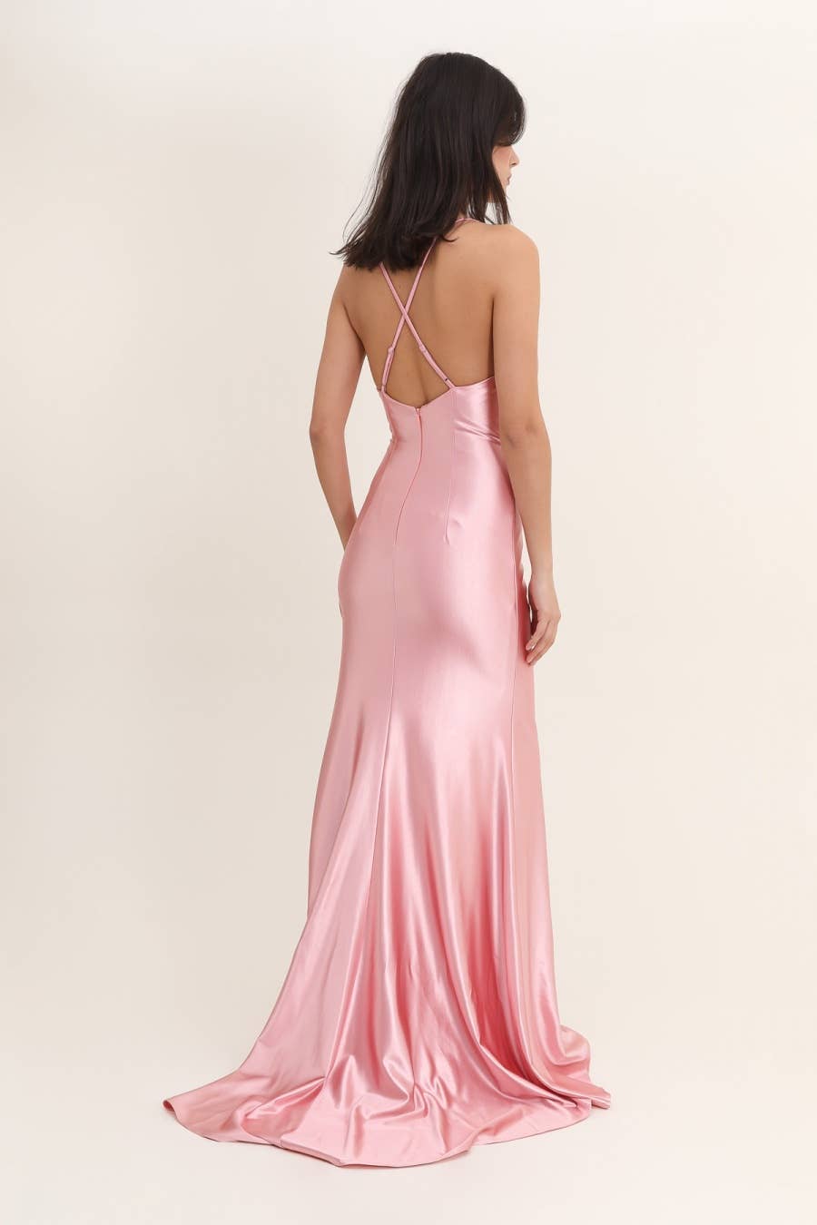 Lautinel - Wholesale Gown - Women's - Long Slit Bodycon Evening Dress R18833