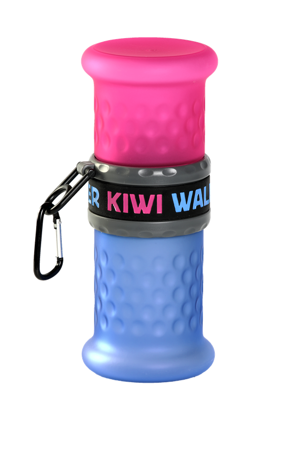 OFiuFiuPL - Wholesale Pet Travel Bowl - Dog - Kiwi Walker Travel Bottle 2 In1 Blue1