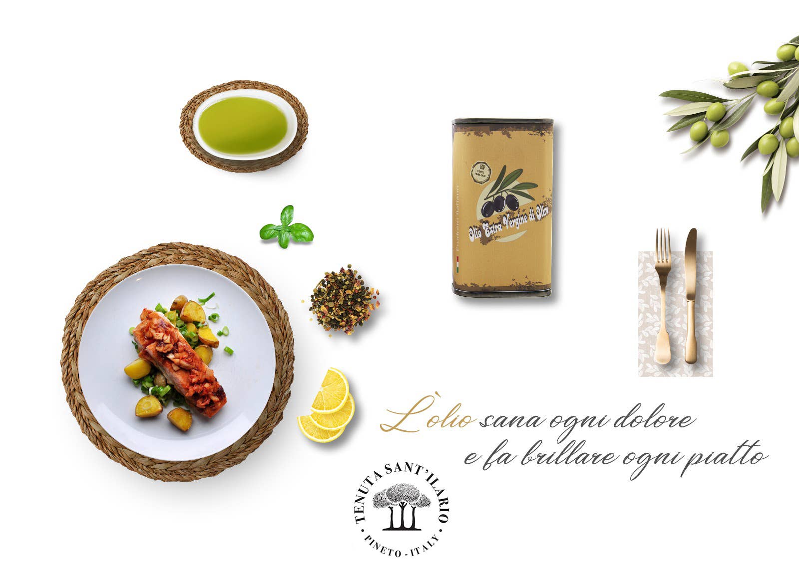 TENUTA SANT'ILARIO - Wholesale Olive Oil - FISH KIT 3 CANS 250 ML FLAVORED3