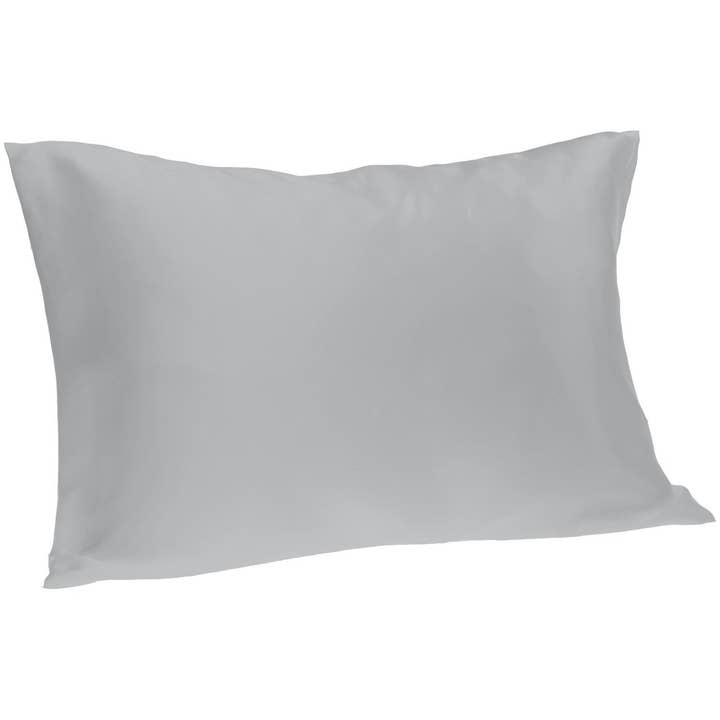 Spasilk - Wholesale Bedding Pillowcase/Sham - 100% Silk Pillowcase Queen Size - Silver