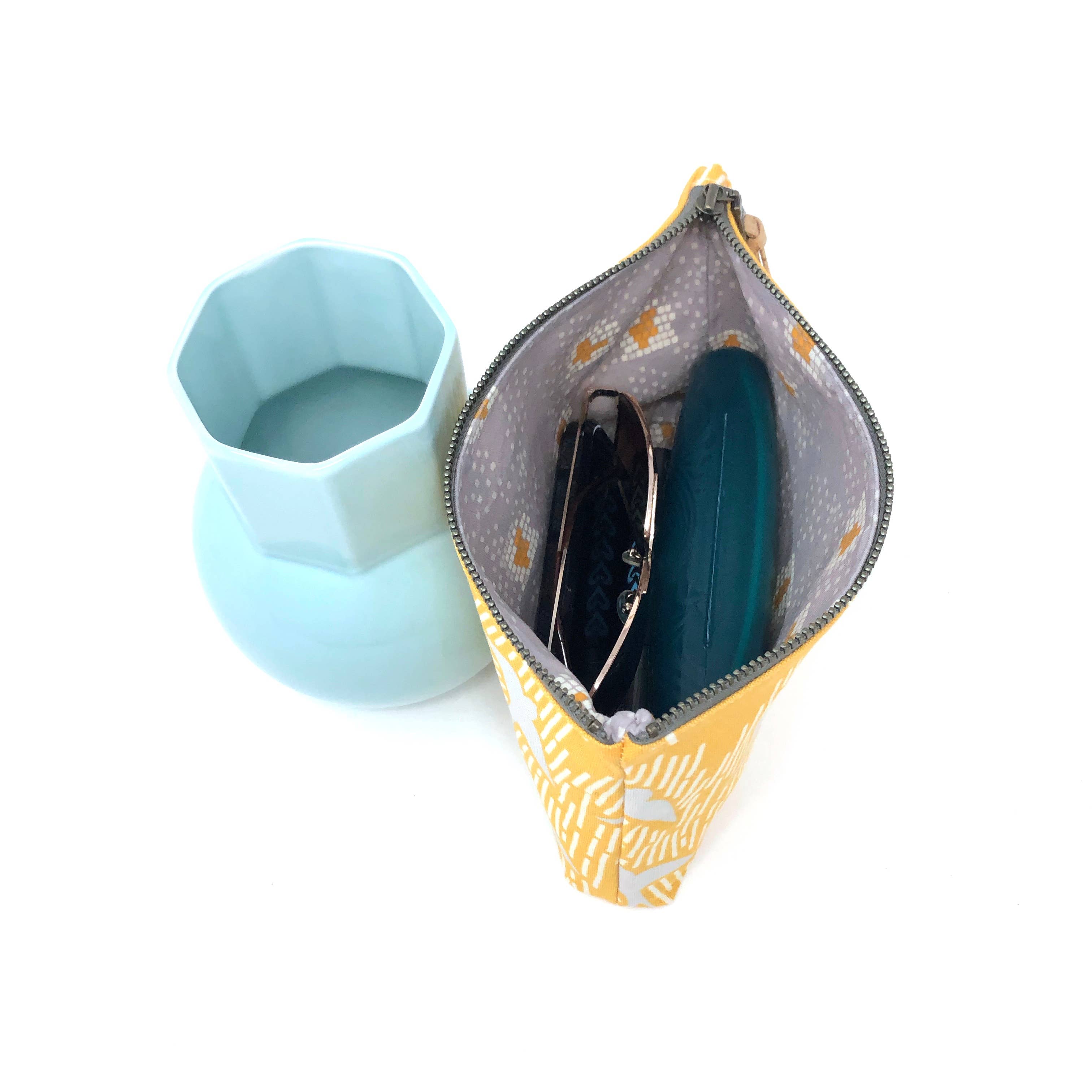 mmb by hand - Vente Pochette – femme - Pochette zippée mince bio Gold Whitehaven3