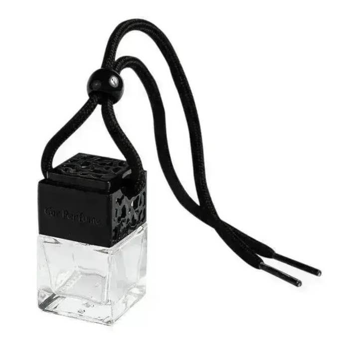 Empty Hanging 8ml Glass Car Air Freshener Bottle (20 pack) for wholesale by The Sunnah Path