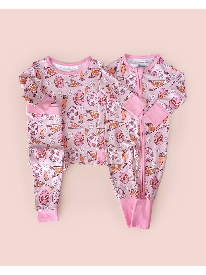Lucky Panda Kids - Wholesale Top & Pant Set - Kids - Bamboo Two Piece Set | Easter Hop9