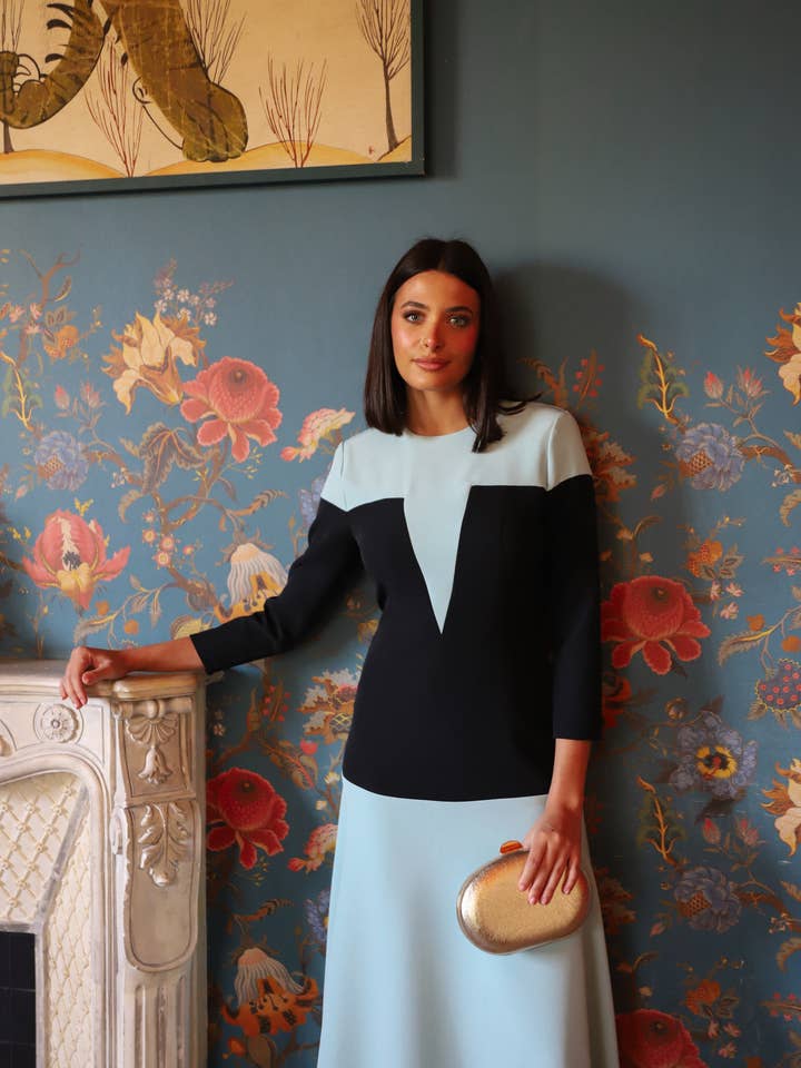 Cayro Woman - Wholesale Dress - Women's - Candy Bicolor Dress - SPRING 20251