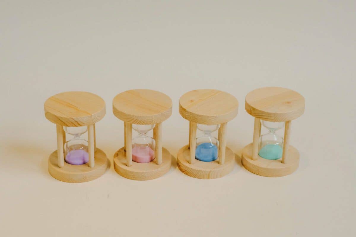 Q Toys - Wholesale Wood Toy - Kids - Wooden Sand Timers Set of 41
