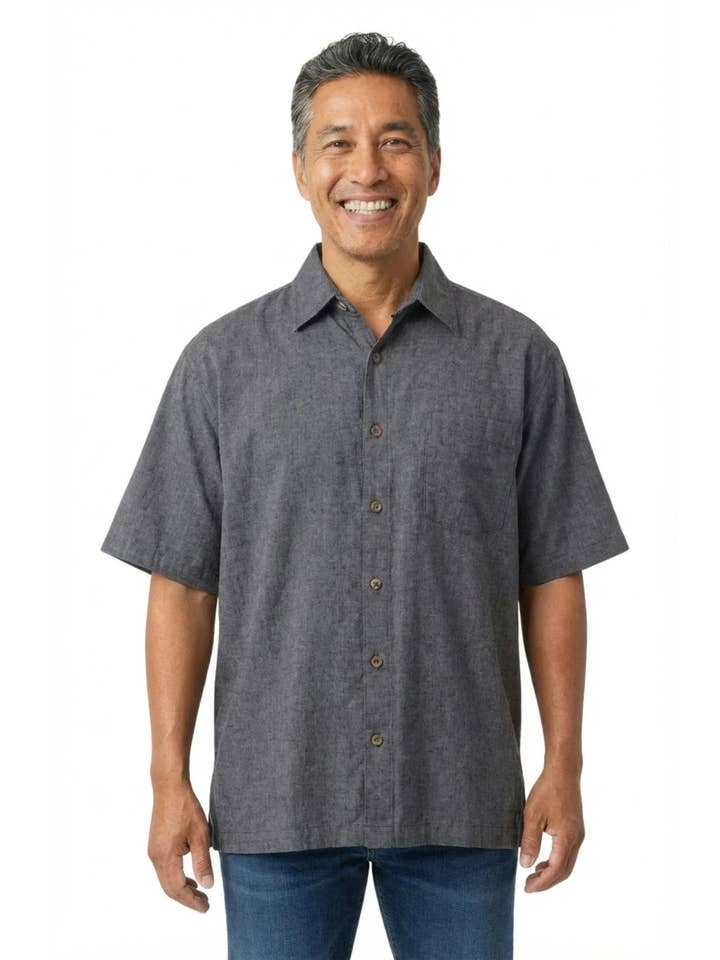 Ark Imports - Wholesale Button Down Shirt - Men's - Solid Button Shirt2