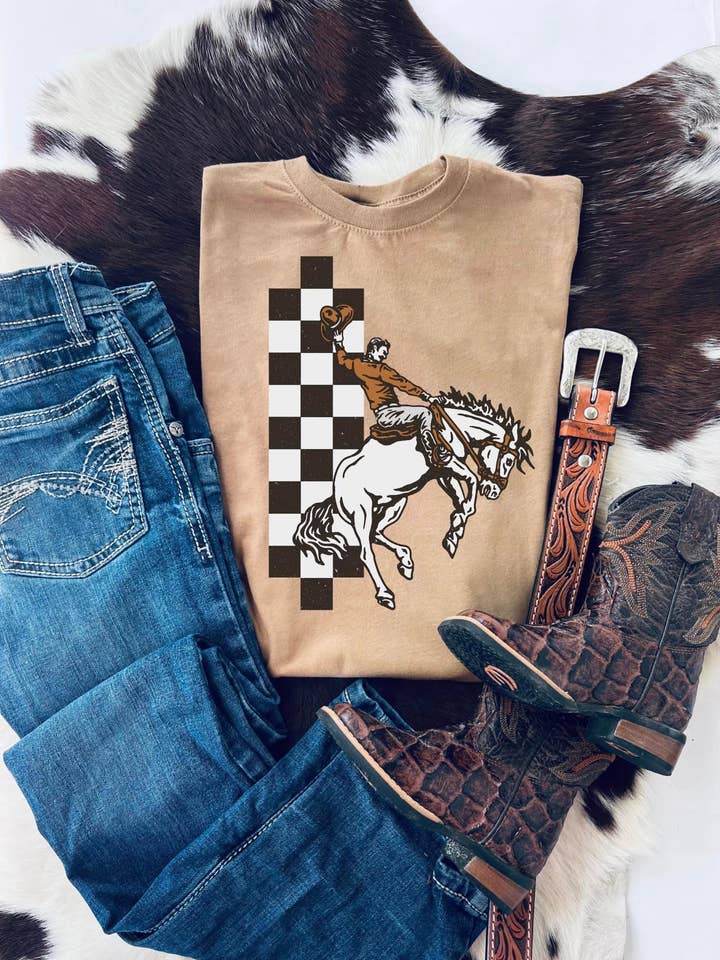 Cowboy à carreaux pour la vente par Buckin Baby Wholesale