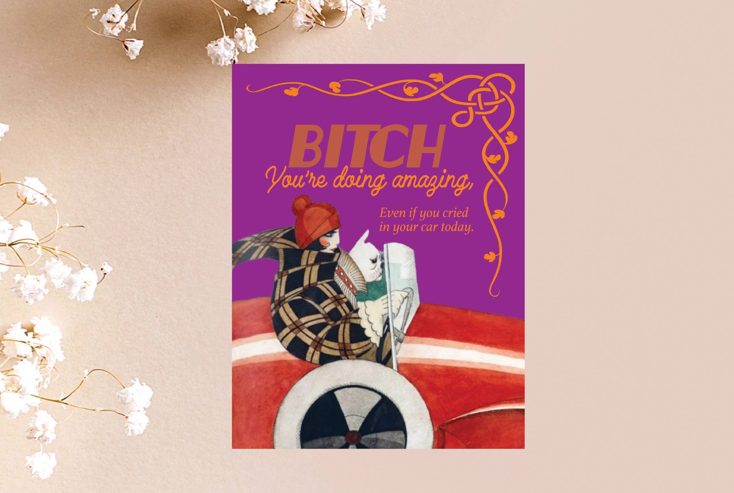 Paper Sluts - Wholesale Encouragement Card - Even If You Cried0