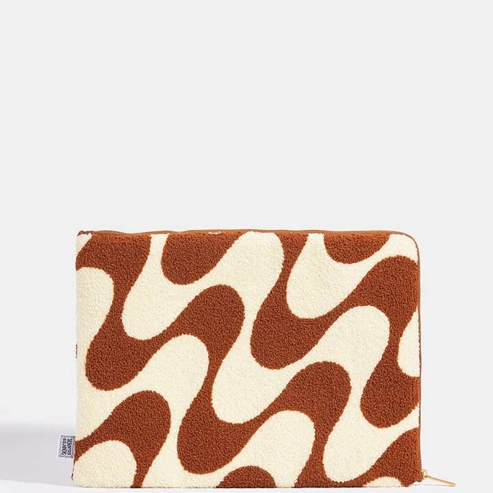 Skinnydip London – wholesale Fodral för bärbar dator och surfplatta - Dam – Teddy Wave Fuzzy Laptopfodral