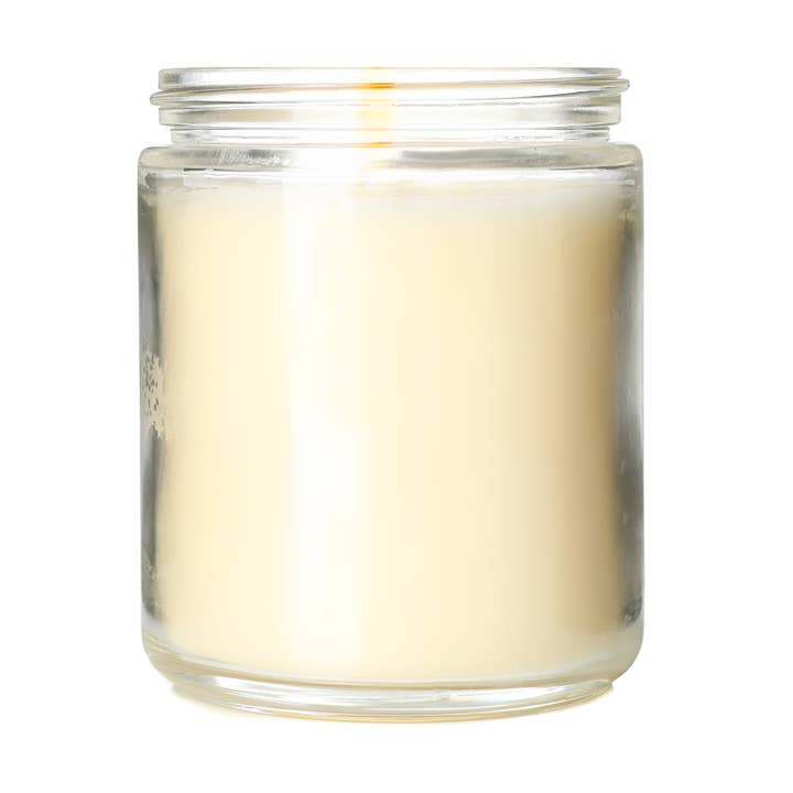 Clear Jar Candle 8oz for wholesale by Bright Light Candle Co
