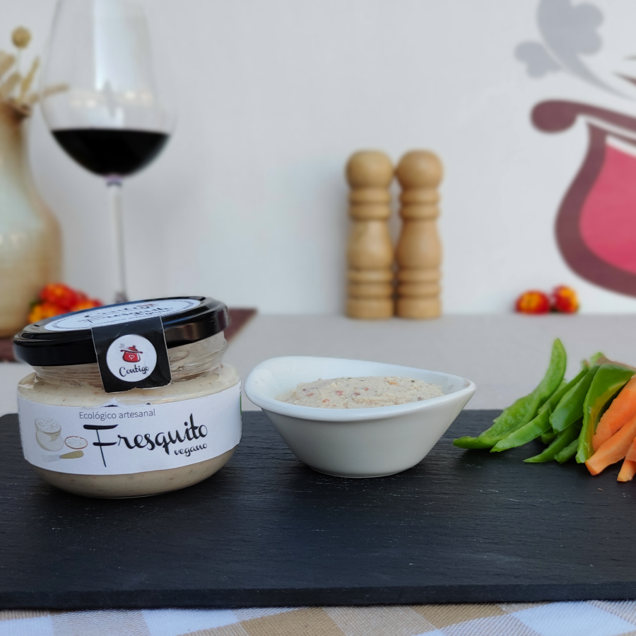 ConservasContigo – Tapenade por atacado – Fresquito vegano, queijo vegetal com ervas e tomate seco 120g2