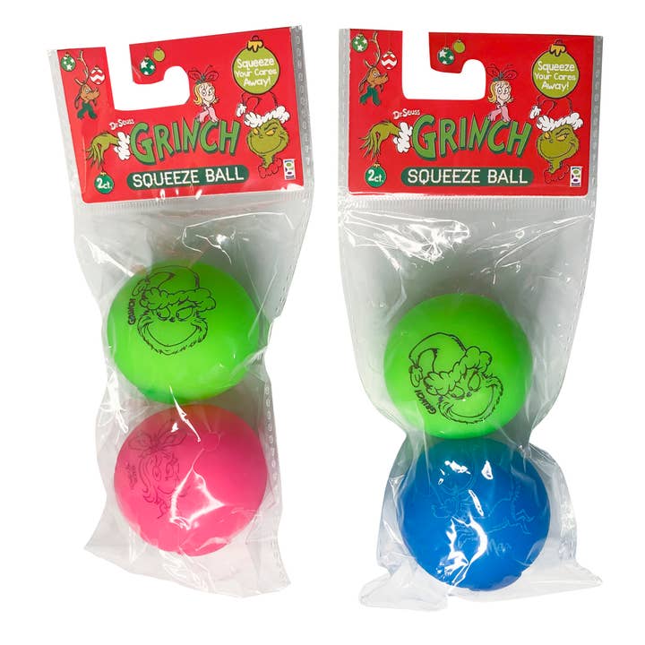 Geddes - Wholesale Stress Relief Ball/Dough - DR. SEUSS™ THE GRINCH STRESS BALL 2CT1