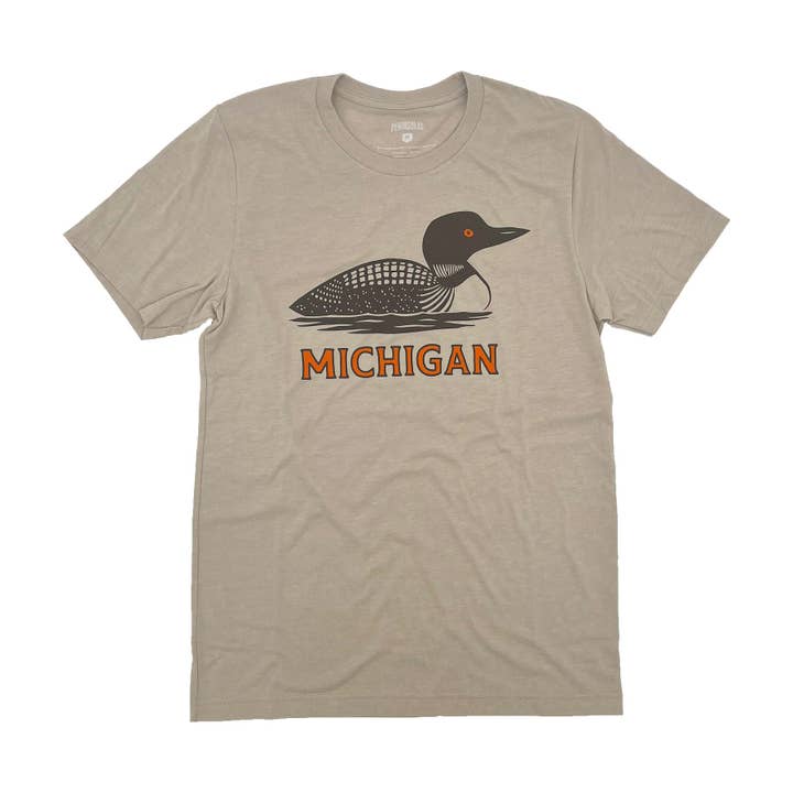 Michigan Loon T-Shirt for wholesale by Peninsulas