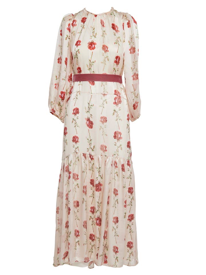 The Iris Dress | Cut Roses Print for wholesale by Black Iris