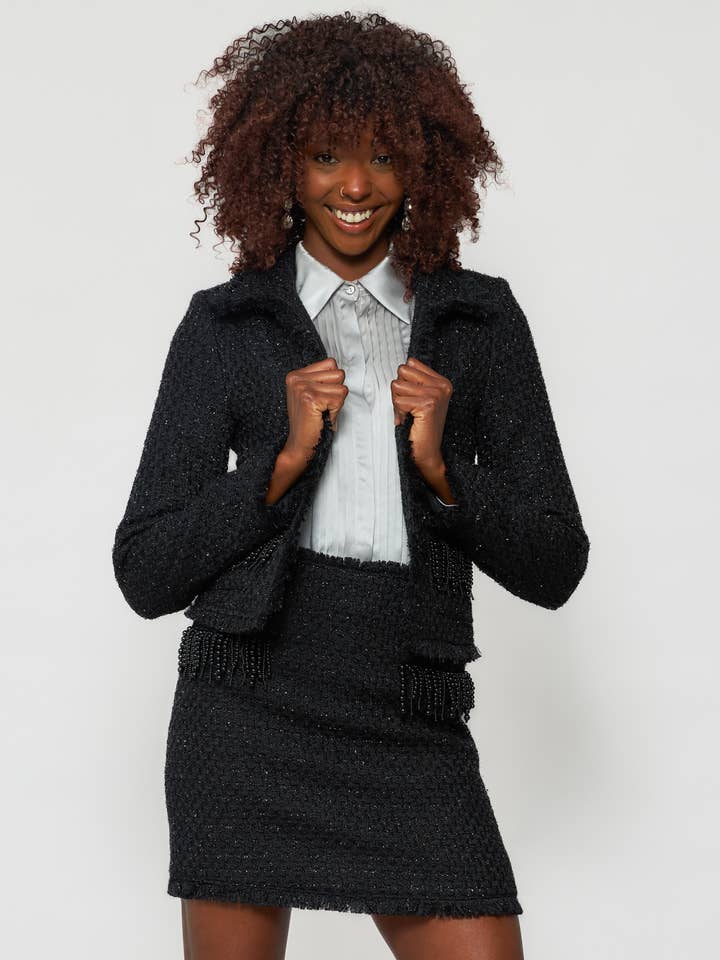 Jas Tia Tweed voor wholesale door Solgo Atelier